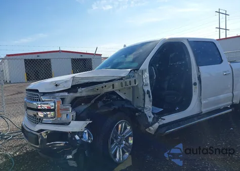 2018 Ford F-150 Lariat from USA, damaged, VIN 1FTEW1C54JKE43162